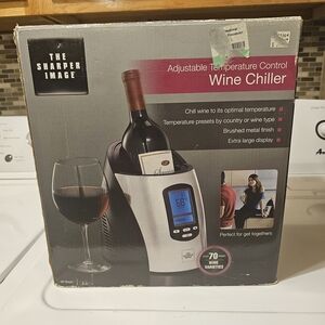 Sharper Image Wine Chiller with Adjustable Temperature Control